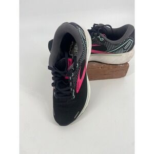 Brooks Ghost‎ 14 Running Shoes Black/Pink Women's Size 8.5-Very Clean
